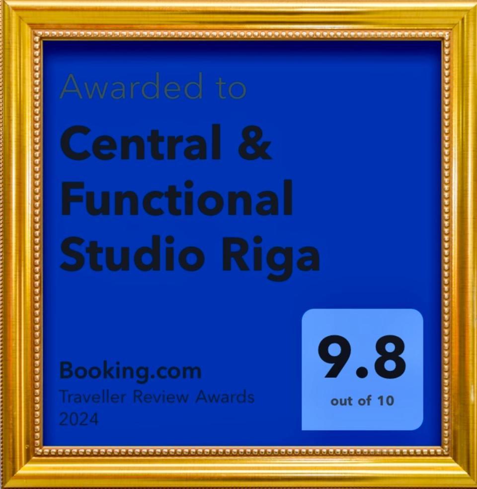 Central & Functional Studio Riga Exterior photo